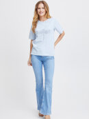 PULZ Jeans - Pulz Jeans t-shirt lyseblå