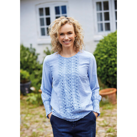 Soulmate Bluse Lyseblå - Dame - Bluser - Soulmate