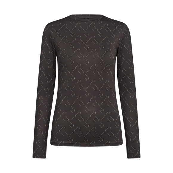 Hype The Detail Bluse - brun - Dame - Bluser - Hype The Detail 