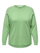 Only Carmakoma strik grøn - Overdele til Plus size - ONLY CarmaKoma