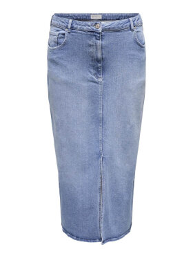 Only Carmakoma denim nederdel - Plus size bukser til kvinder - ONLY CarmaKoma