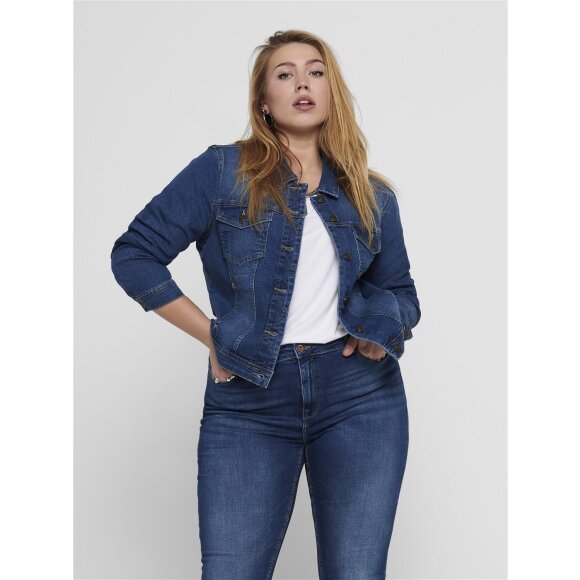 Only Carmakoma cowboy jakke - Overdele til Plus size - ONLY CarmaKoma