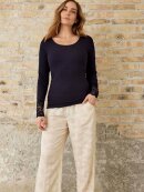 In Front Bluse navy - Dame - Bluser - IN FRONT