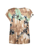 Soyaconcept bluse camel/grøn - Dame - Bluser - Soyaconcept 