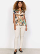 Soyaconcept bluse camel/grøn - Dame - Bluser - Soyaconcept 