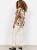 Soyaconcept  - Soyaconcept bluse camel/grøn