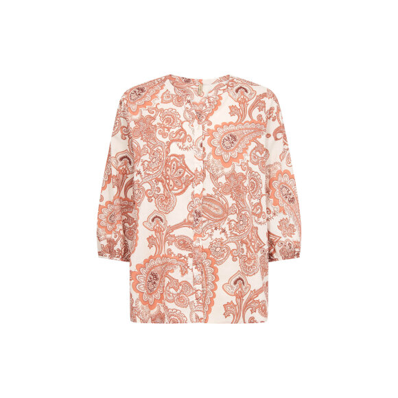 Soyaconcept bluse ORANGE/OFF - Dame - Bluser - Soyaconcept 