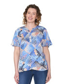 Brandtex Bluse blå mix - Dame - Bluser - Brandtex