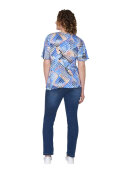 Brandtex Bluse blå mix - Dame - Bluser - Brandtex