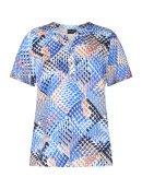 Brandtex Bluse blå mix - Dame - Bluser - Brandtex