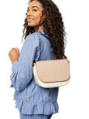 Re:Designed taske Febe - Taupe/Hvid - Tasker & Punge - Re:designed