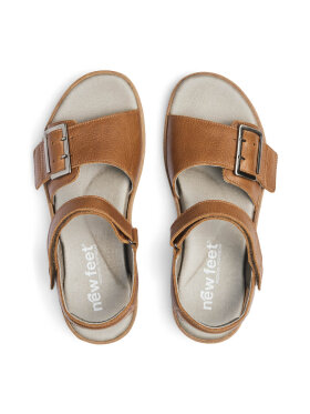 New feet sandaler cognac - Dame - Sandaler - New Feet