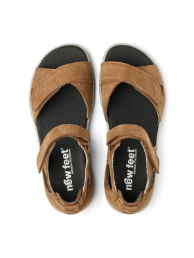 New feet sandaler cognac - Dame - Sandaler - New Feet