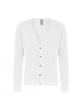 Skovhuus cardigan hvid - Lækre striktrøjer til kvinder - Skovhuus