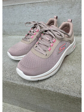 Skechers sneakers taupe/multi - Arch Fit - Sneakers til dame - Skechers