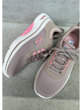 Skechers sneakers taupe/multi - Arch Fit - Sneakers til dame - Skechers
