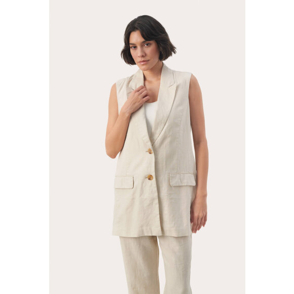 Part Two Vest sand - Dame - Veste - Part Two