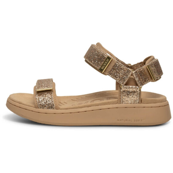 Woden sandal Line Glitter - Dame - Sandaler - Woden