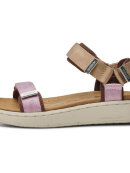Woden Sandal Line rose/multi - Dame - Sandaler - Woden