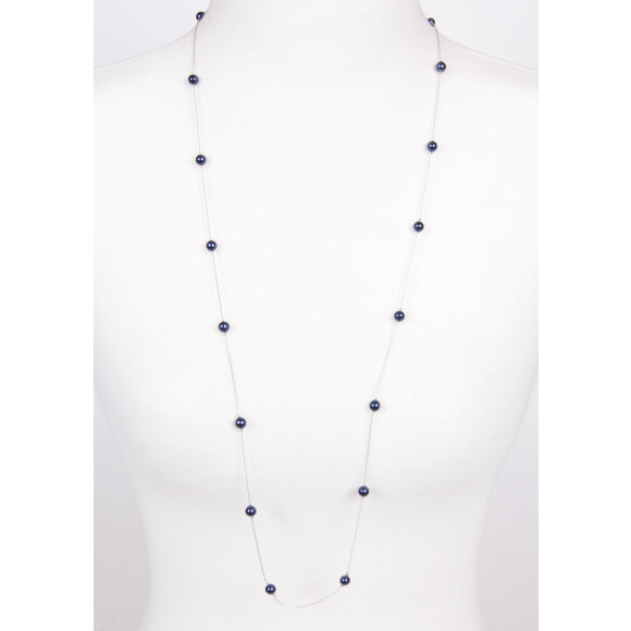 jk necklace - Jk Halskæde navy