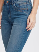 Pulz Jeans Buks Capri mellem blå - Dame - Bukser  - PULZ Jeans