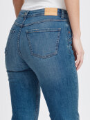 Pulz Jeans Buks Capri mellem blå - Dame - Bukser  - PULZ Jeans