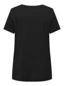 Only Carmakoma t-shirt sort - Overdele til Plus size - ONLY CarmaKoma