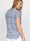 2-Biz - 2-Biz bluse blå blomster mix