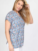 2-Biz - 2-Biz bluse blå blomster mix