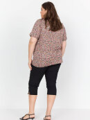 Wasabi T-shirt blomstret - Overdele til Plus size - Wasabiconcept