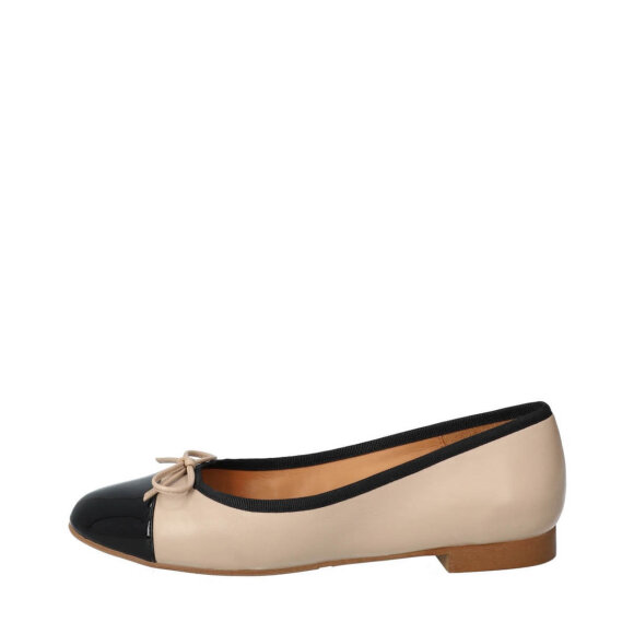Billi bi ballerina sort/beige - Flade sko & Loafers - Billi bi Billi bi ballerina sort/beige - Flade sko & Loafers - Billi bi