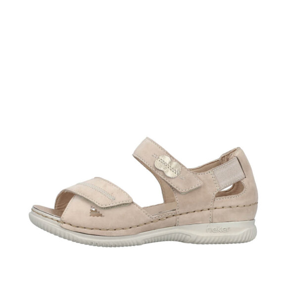 Rieker sandal beige - Dame - Sandaler - Rieker