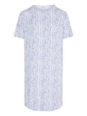 Femilet Natkjole Hvid/Blå - Nattøj og Morgenkåber - femilet