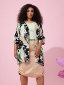 Zhenzi Bluse grøn mix - Overdele til Plus size - Zhenzi