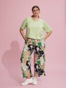 Zhenzi Buks grøn mix - Plus size bukser til kvinder - Zhenzi