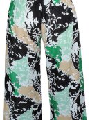 Zhenzi Buks grøn mix - Plus size bukser til kvinder - Zhenzi