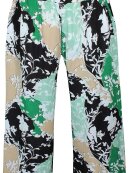 Zhenzi Buks grøn mix - Plus size bukser til kvinder - Zhenzi