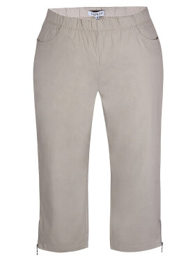 Zhenzi Bengalin buks - sand - Plus size bukser til kvinder - Zhenzi