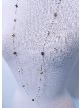 JK Halskæde grøn mix - Halskæder - jk necklace
