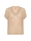 Soyaconcept  - Soyaconcept strik bluse sand