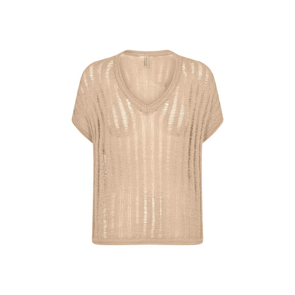 Soyaconcept strik bluse sand - Dame - Bluser - Soyaconcept 
