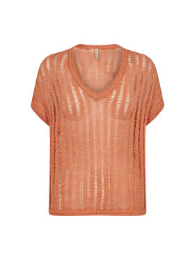 Soyaconcept  - Soyaconcept strik bluse orange