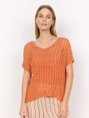 Soyaconcept  - Soyaconcept strik bluse orange