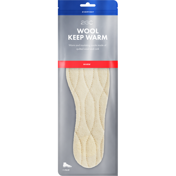 2GO Wool Keep Warm - Indlægssåler - 2GO