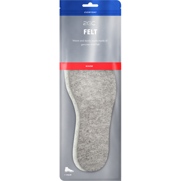 2GO Felt - Indlægssåler - 2GO 2GO Felt - Indlægssåler - 2GO