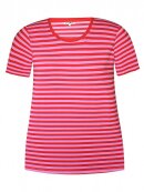 Zhenzi T-shirt rød stribet - Overdele til Plus size - Zhenzi