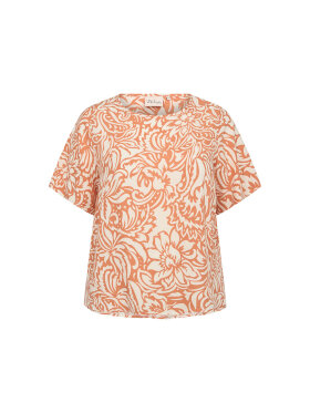 Wasabiconcept - Wasabiconcept Bluse orange/off