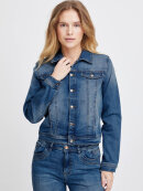 Pulz denim jakke Mellem blå - Jakker & frakker til dame - stort udvalg - PULZ Jeans