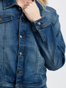 Pulz denim jakke Mellem blå - Jakker & frakker til dame - stort udvalg - PULZ Jeans