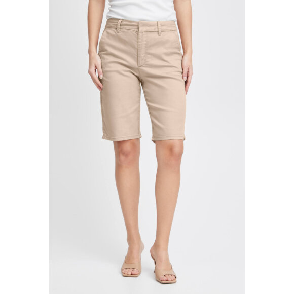 PULZ Jeans - Pulz Shorts sand